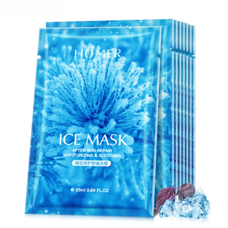 

OEM/ODM After Sun Repairing Face Mask Oil-control Moisturizing Facial Ice Mask