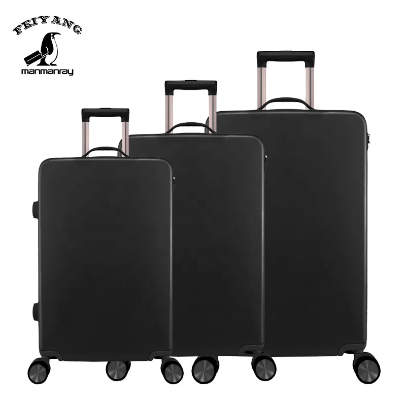 

2020 Fashion 3 pieces luggage sets trolley bags women luggage suitcase, Customized color