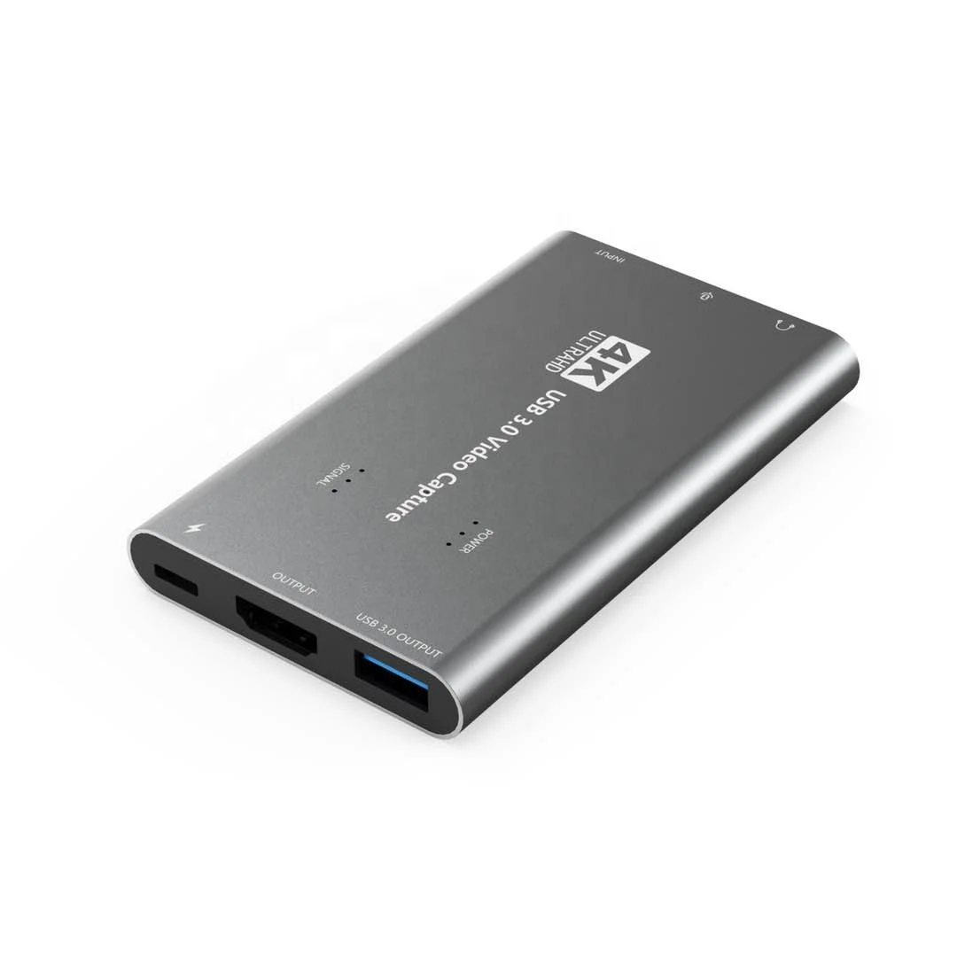 
USB 3.0 audio Video Capture HD 1080 60Hz for mobile phone/tablet/video camera cast screen and audio to your PC and record by PC 