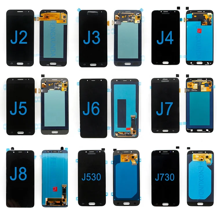 

OLED lcd display for samsung j2 2015 j3 2016 j320 j4 j5 j6 j7 j8 j5 pro 2017 j730 j530 touch screen digitizer, Black