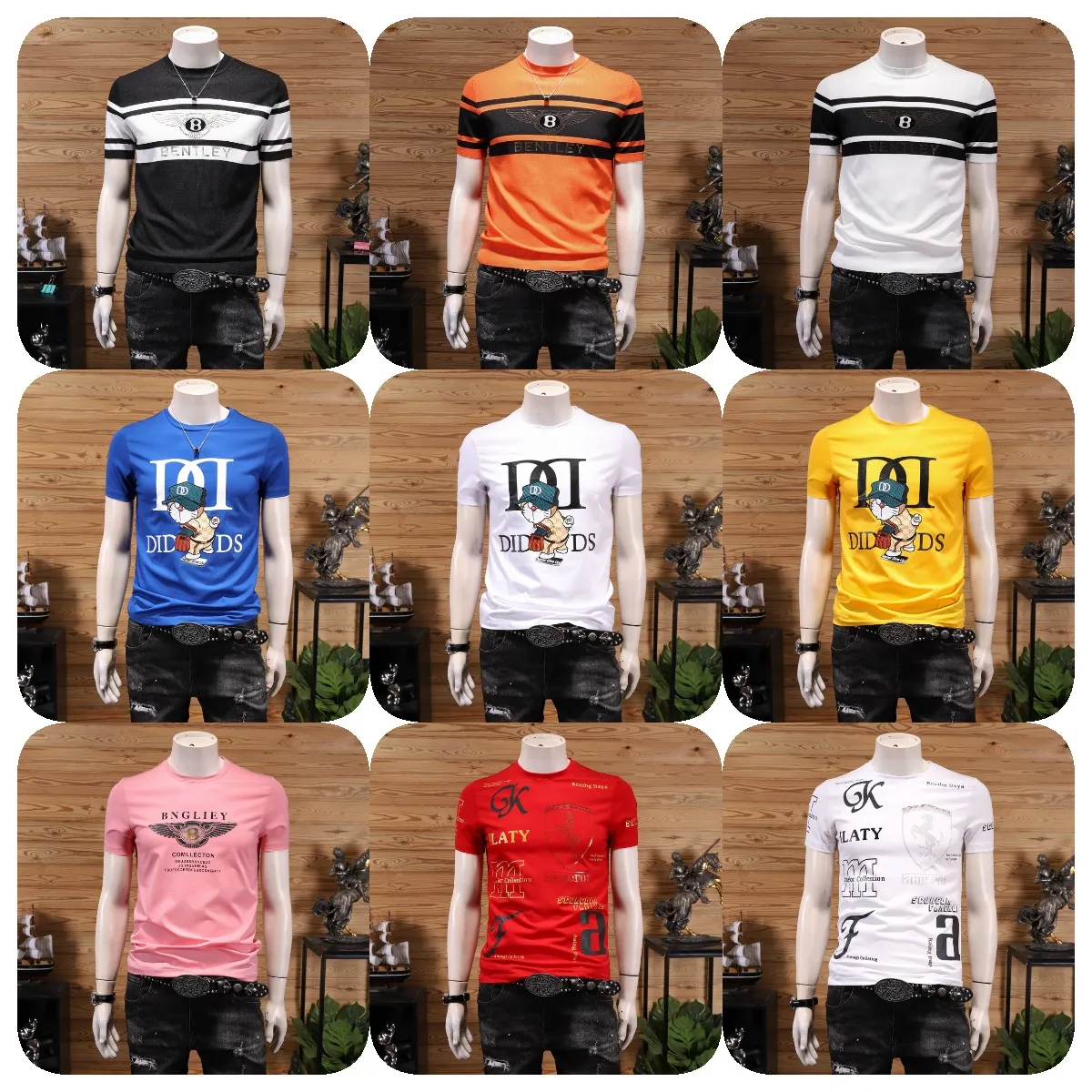 

Wholesale summer men wear men's short-sleeved T-shirt cotton good quality men's T-shirts boys sports sweatshirts