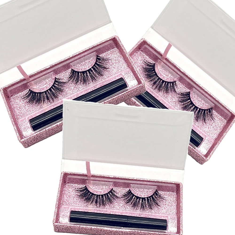 

Own Brand Wholesale 3D Siberian mink material korean lashes with drawer eyelash box