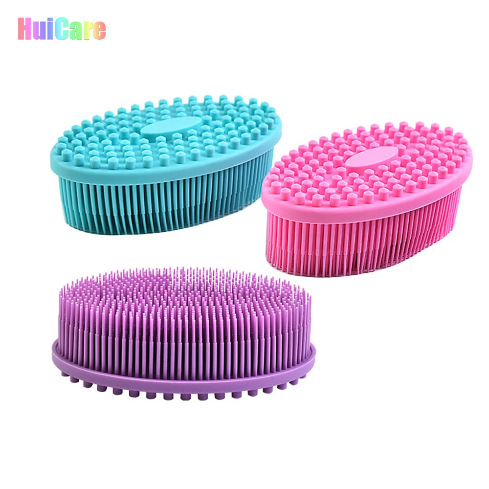 

Wholesale Dual Action Design Body Bath Shower Skin Scrubber Dual-Sided Non-scratch Cellulose Scrub Sponge Brush