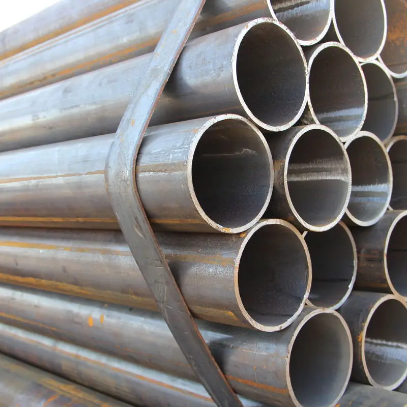 q195-q345 黑色圆形钢管与 pvc 涂层 astm a500 a53