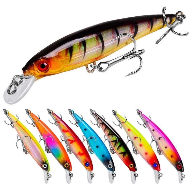 

SNEDA 8.2CM/7.3G 8 Colors Sinking Lure With 6#Explosion Hook Hard Minnow Bait Artificial Lure