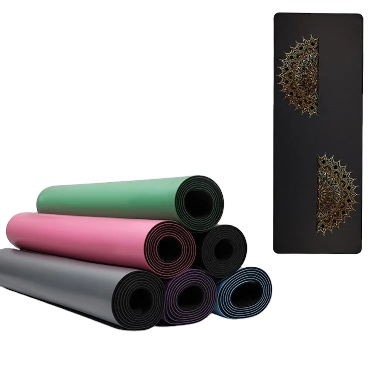 

Tking pastel eva Custom Position Line Fitness Eco Friendly PU Natural Rubber yoga mat best seller gold supplie, Customized color