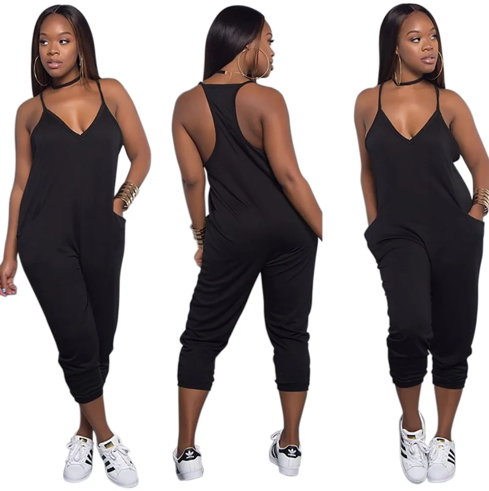 

wholesale Amazon Casual slim Jumpsuit women sexy sleeveless shaping bodysuit