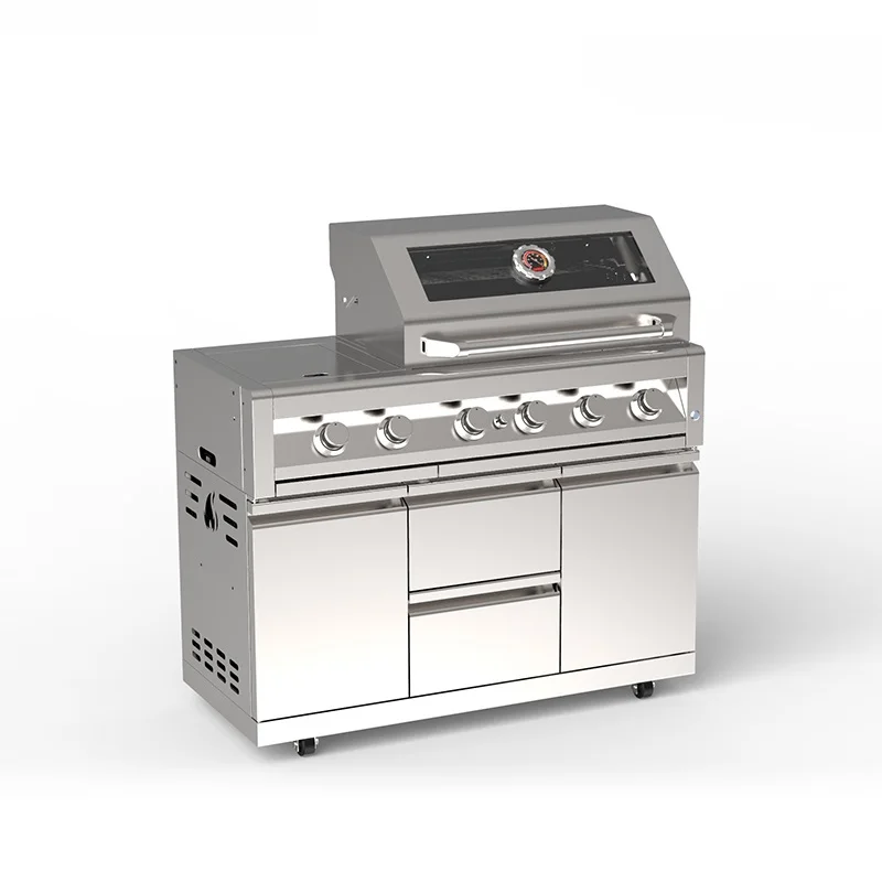 

Free Shipping Modern Outdoor Smokeless Stainless Steel Barbeque Gas Grills