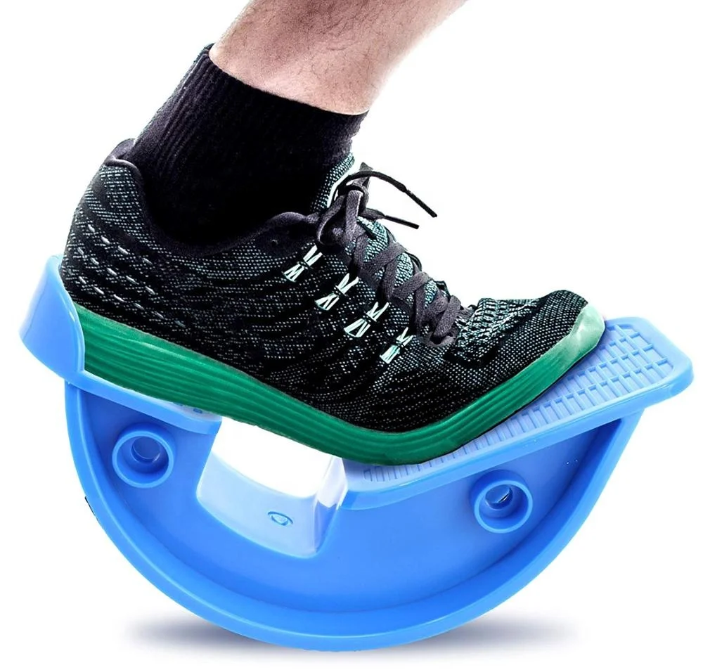 

Foot Rocker - Calf, Ankle and Foot Stretcher - Improve Flexibility, Mobility and Range of Motion, Black/blue/yellow/pink