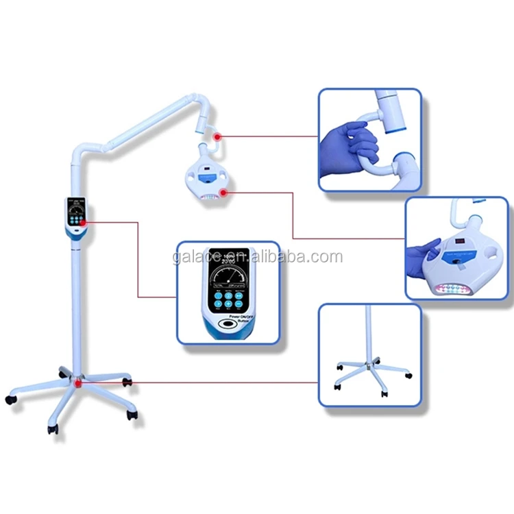 

Plastic&Metal(Iron) Dental 3 Color LED teeth whitening lamp tooth whitening Machine Teeth whitening led light
