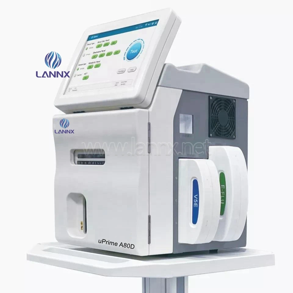 

LANNX uPrime A80D Promotion blood gas analyzer portable hospital Test Machine Automatic Blood Gas Electrolyte Chemistry Analyzer