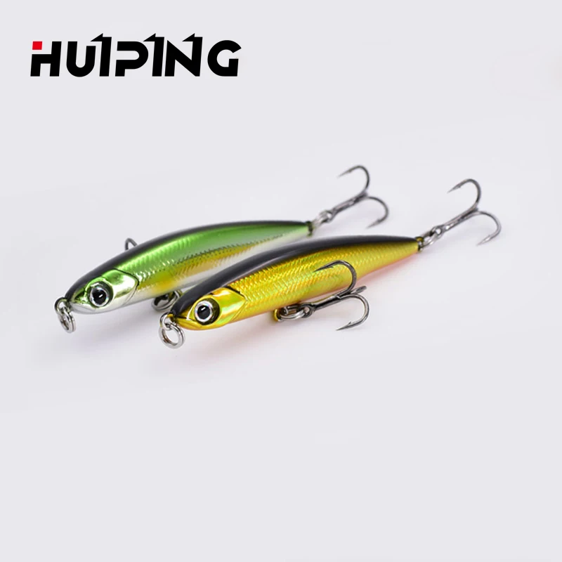 

HUIPING Fishing Lures 48mm 3.5g Slow Sinking Pencil Lure Artificial Hard Bait wobblers Fishing Tackle hot sale lure, 5 colors