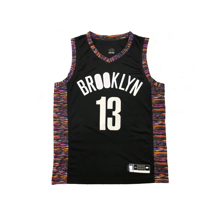 

Men's Brookly Henry Harden Black Fast Break Basketball Jersey City Edition SwingMen, Different color can be customized