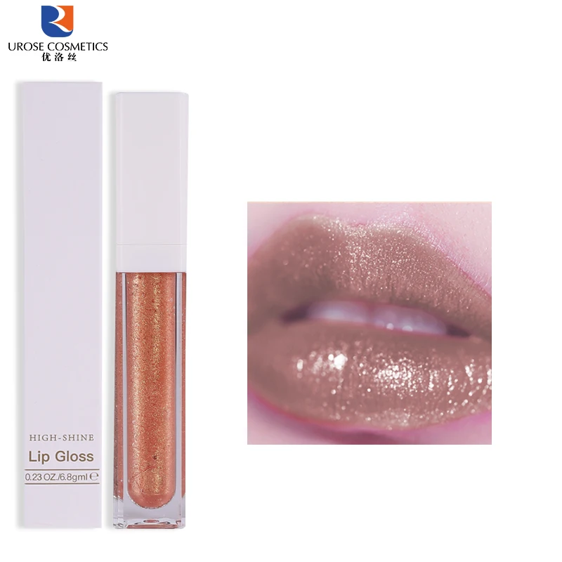 

Labels can be customized matte pink lip gloss base vegan lip gloss tubes