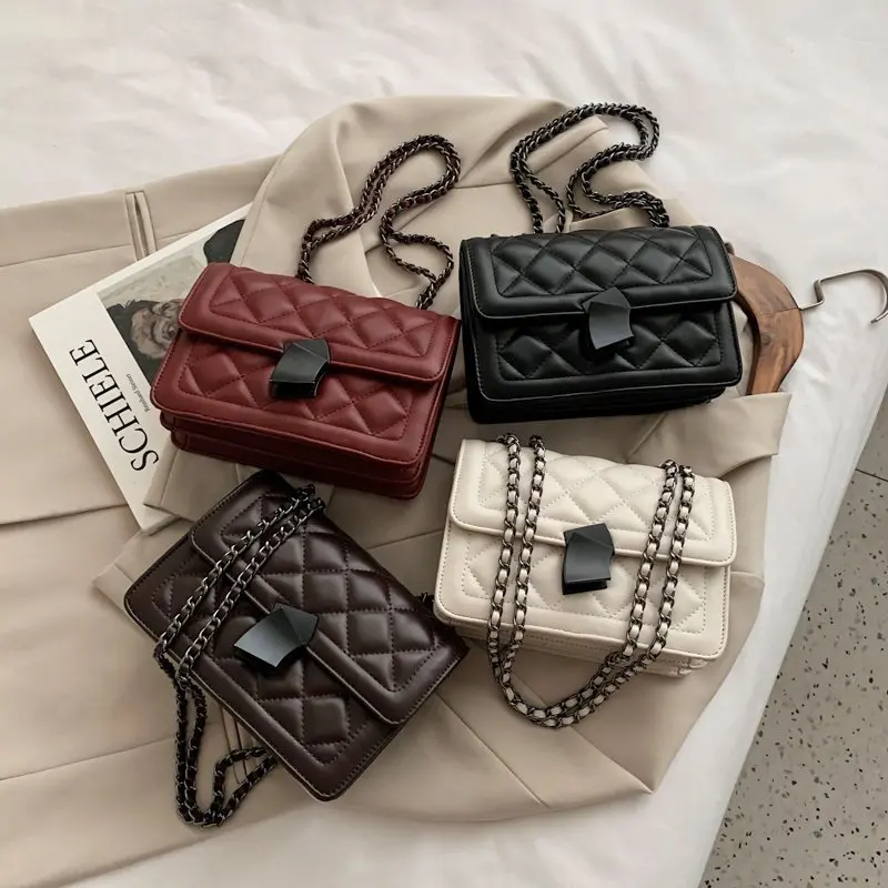 

fashion hand bags high quality pu leather popular shoulder purse sling bags for women girls, 4colors