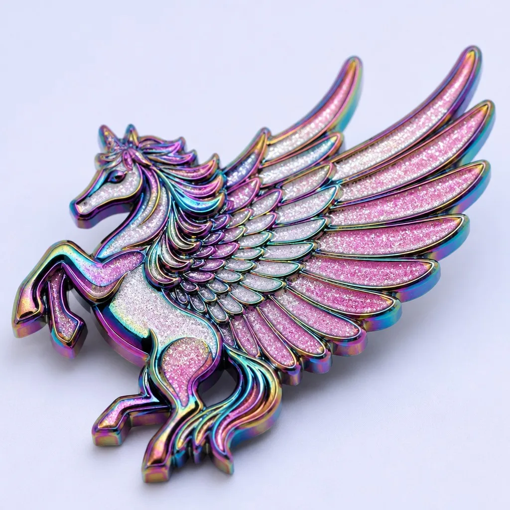 Pegasus Wing Enamel Pin