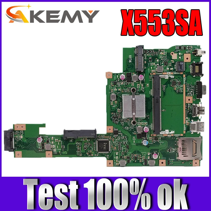 

Akemy X553SA Laptop motherboard for ASUS X553SA X553S original mainboard N3050