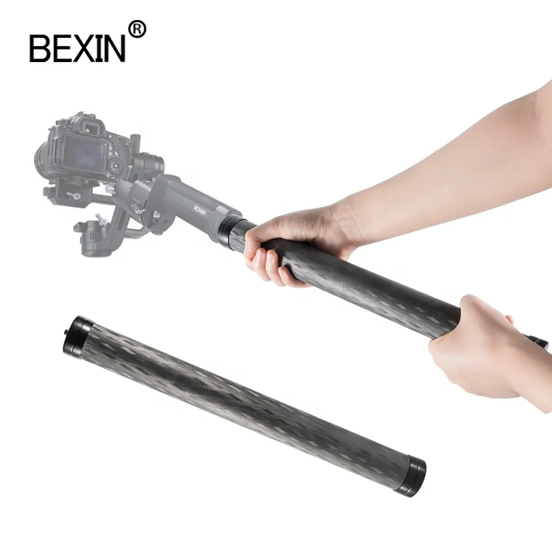 

BEXIN Wholesale Custom Camera Accessories OEM/ODM Carbon Fiber Selfie Extension Stick for Monopod Tripod Stand Smartphone