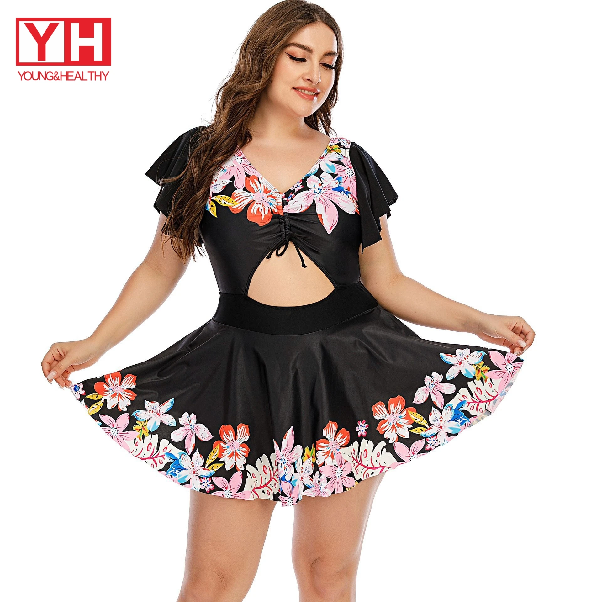 

High Quality Fashion Fitness Swimming Wear Dress Swimwear Set Women