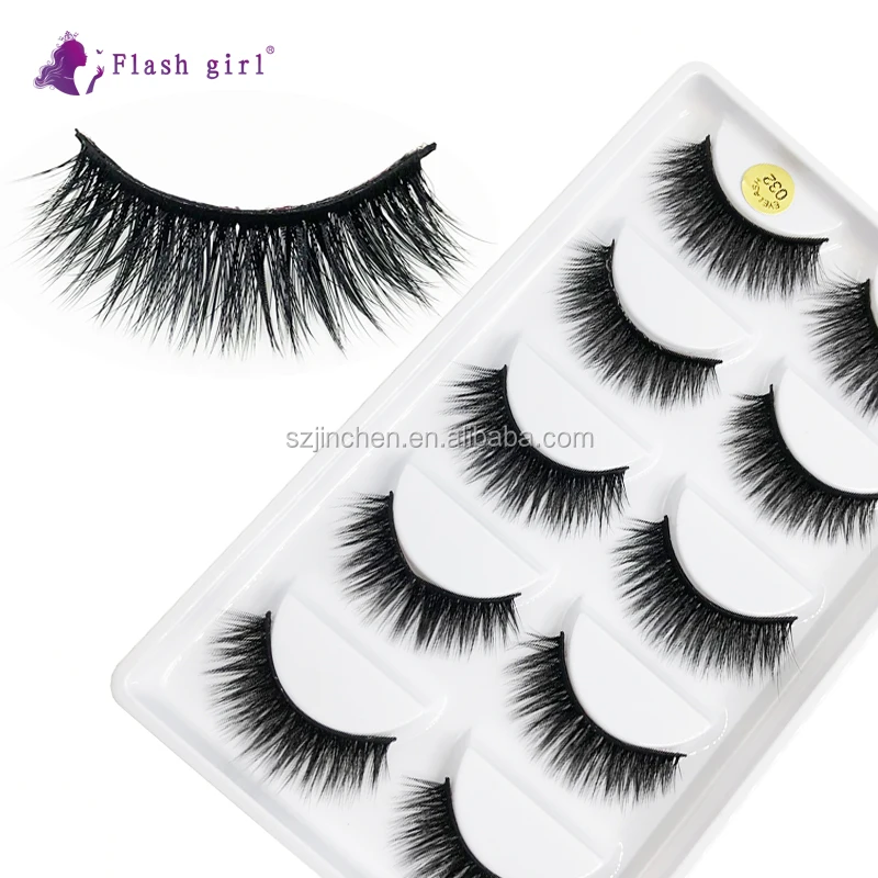 

Super lowest price 3D mink strip eyelashes No.032 Create your logo, Natural black