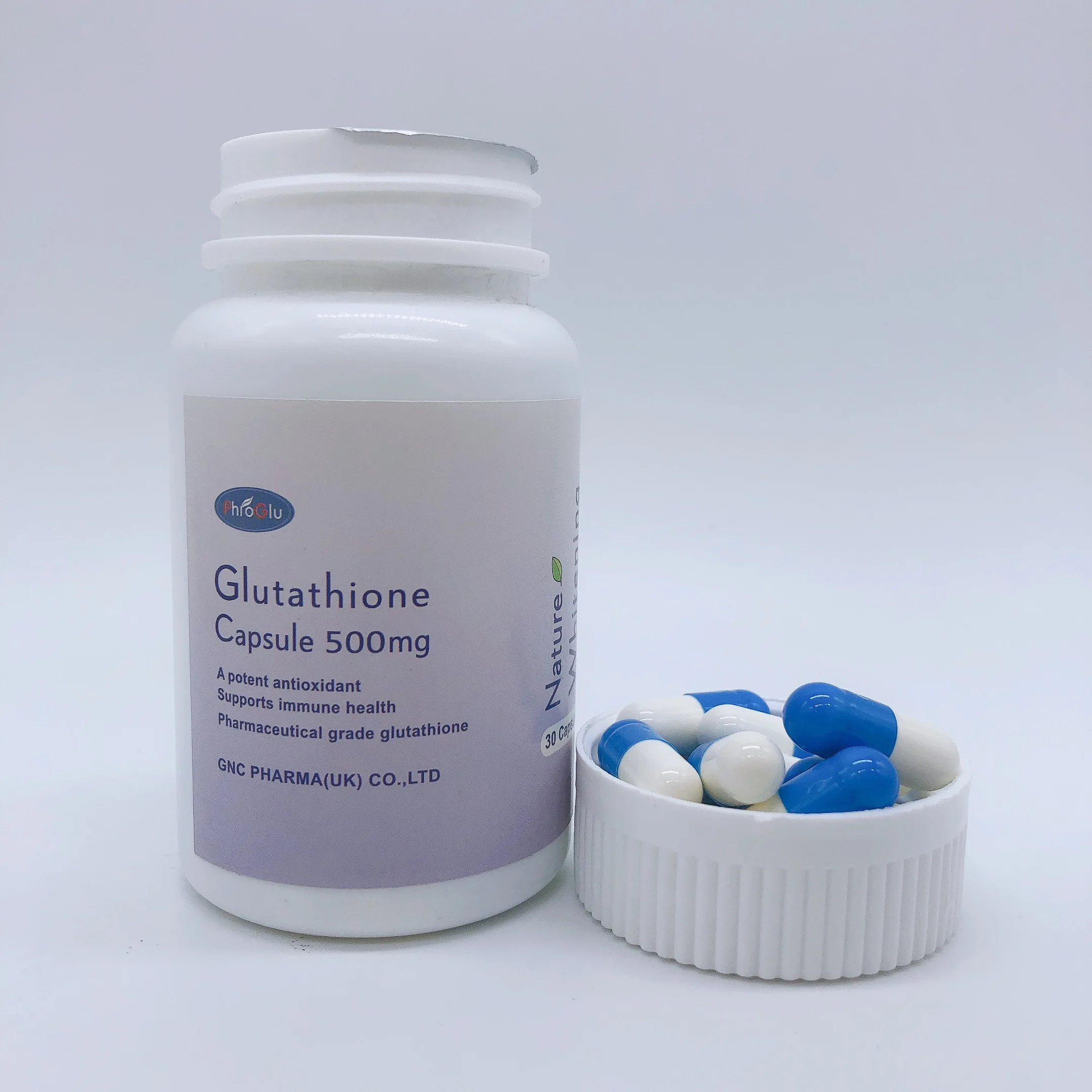 
New products 500mg glutathion capsule skin whitening capsule glutathion and collagen capsules 