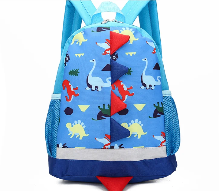 

new children's dinosaur backpack cartoon cute backpack baby kindergarten school bag, Many colors