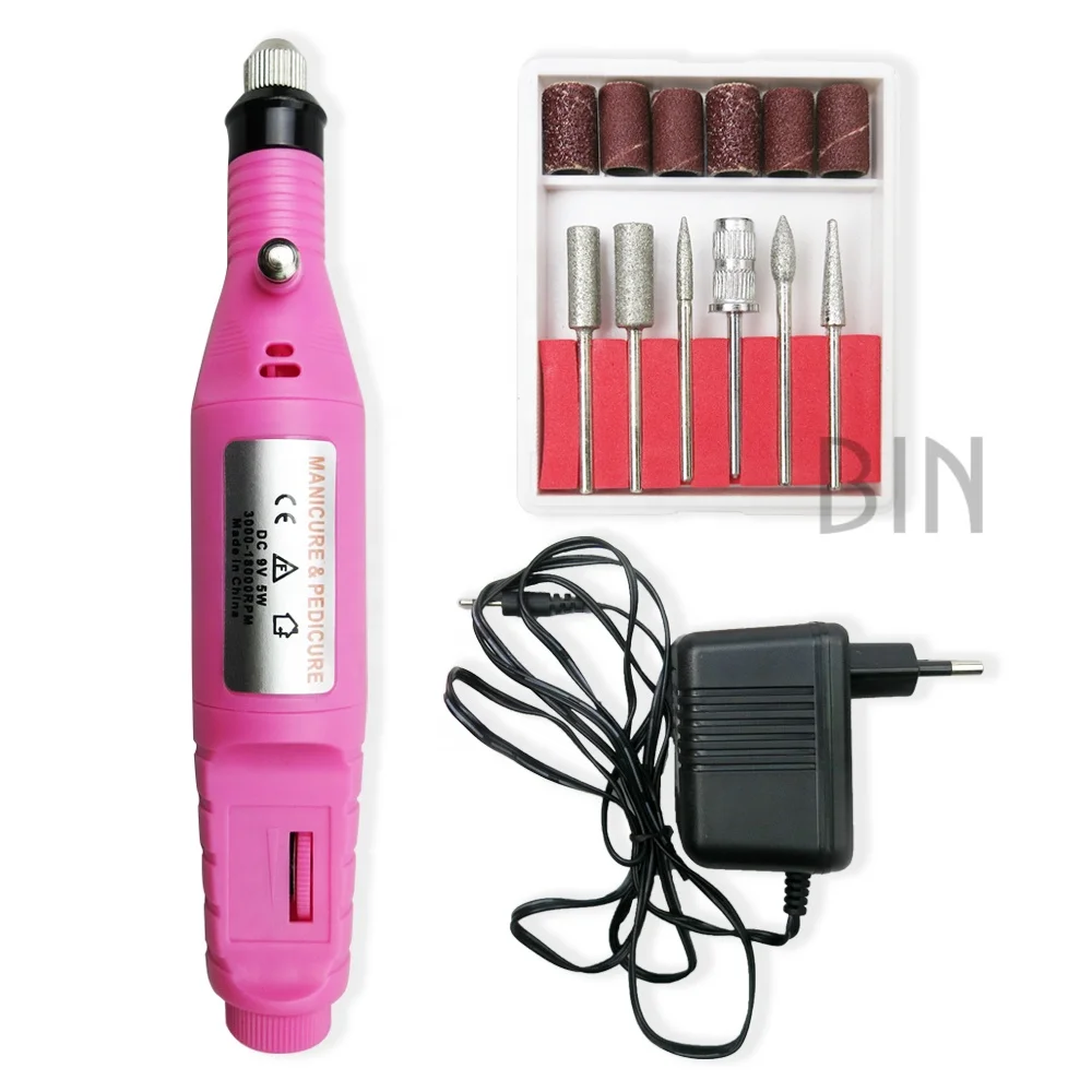 Wholesales Portable Mini Electric Nail Drill Pen Low Noise Strong