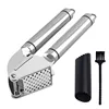 Home plastic innovated tools kitchen garlic pressing chopper