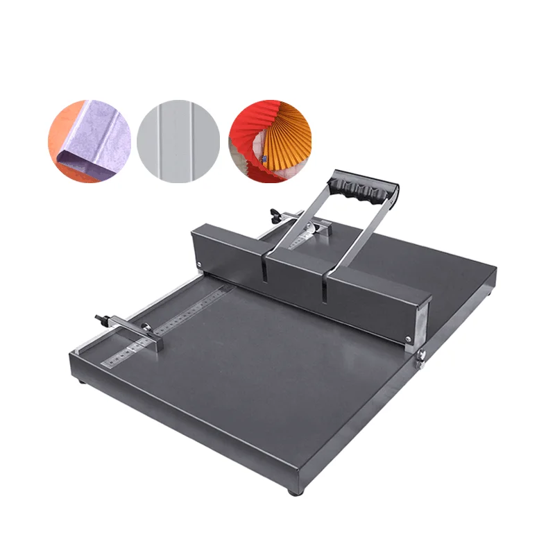 

350mm Paper Folding Folder Creaser Desktop Manual Creasing Machine A4/A3 Paper Cover Creasing Printing Company Metal