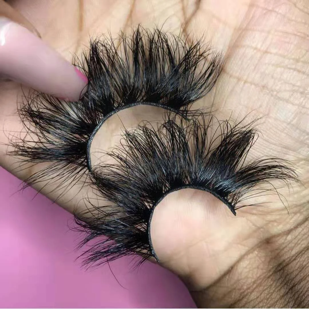 

Hand made mink eyelashes fluffy 25 mm 3d mink eyelashes vendor cruelty free mink eyelashes