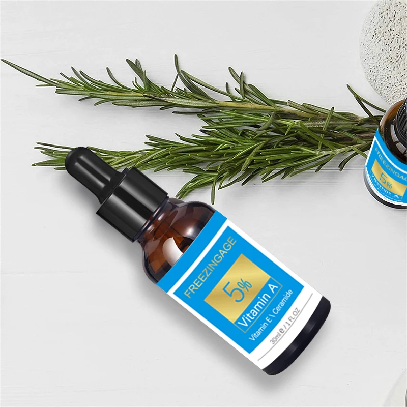 

Ze Light OEM Cosmetics Collagen White Face Glow Serum Whitening Carrot Serum Anti Aging Vitamin A Face Serums, Transparent colorless