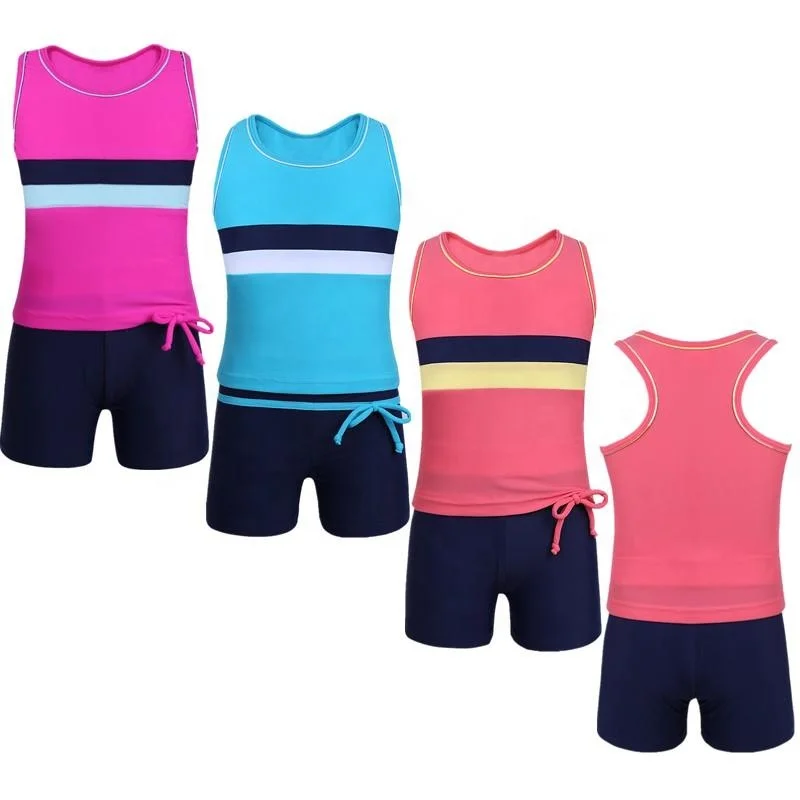 

Girl Kids Yoga Halter Tube Top Sling Crop Top Sports Shorts Summer Outfits