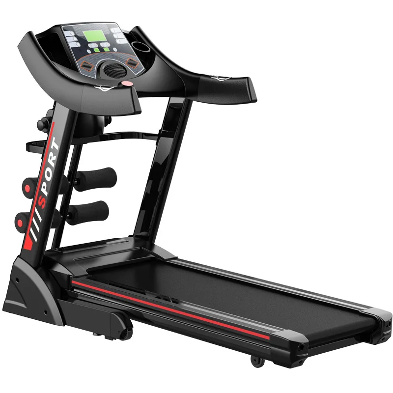 

Hot Selling Household mute multi functional fold able fat-reducing sports electric treadmill