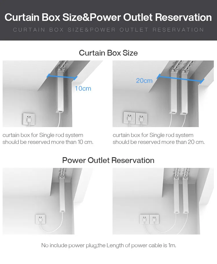 custom made smart home electric automatic curtain opener, View
