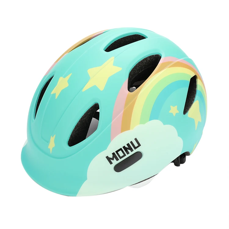 

MONU China Factory Custom Hot Sell Kids Bike Helmet With Colorful Design And Better Safety Performance Bike Helmet For Kids, 5 colors