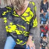 New Design Vogue Printed T-shirt Casual Fashion Female Woman Tee Tops Blouse
