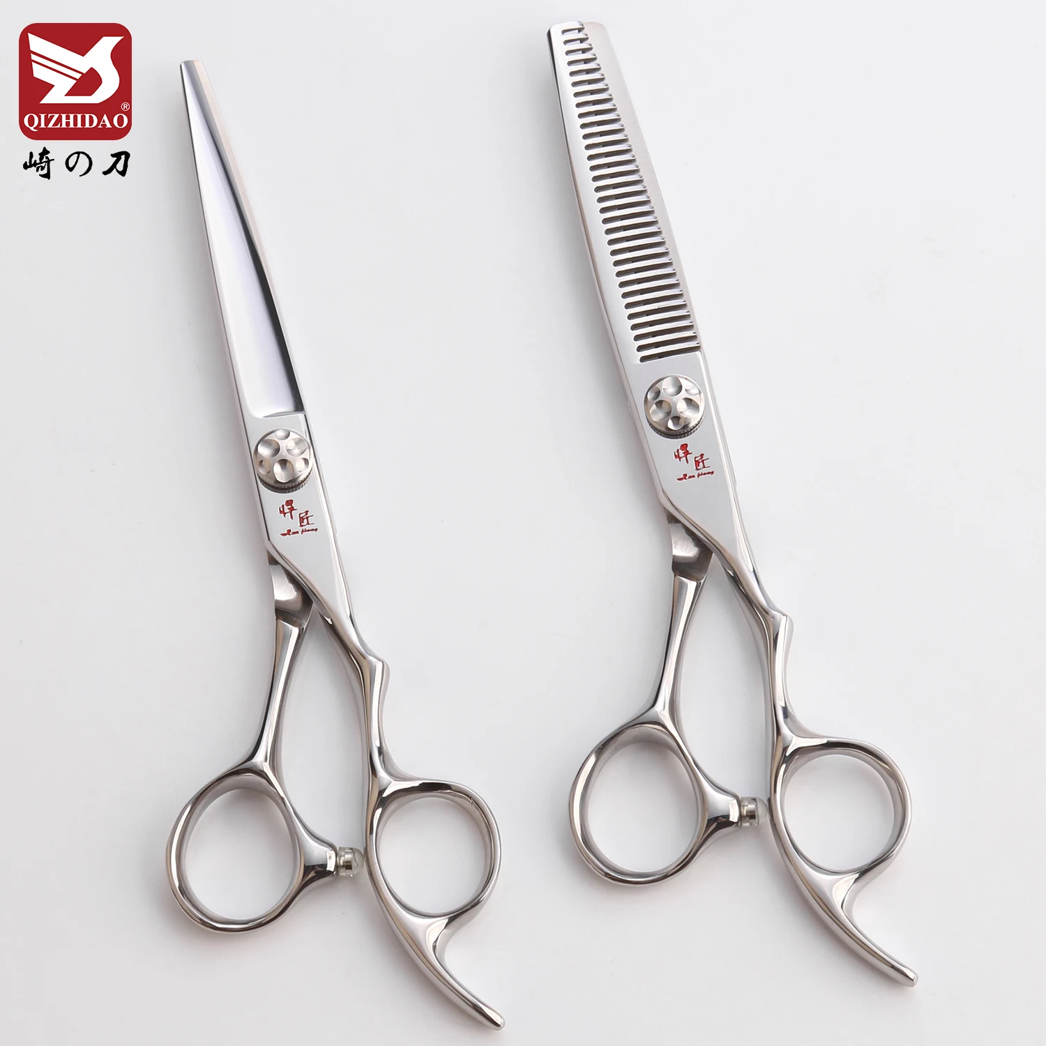 Professional Japanese 440C Hairdressing Scissors Barber Shears Set Thinning Hair Cutting Scissors