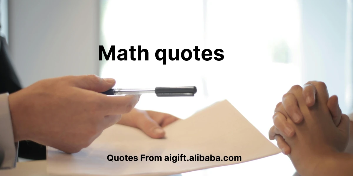 math quotes