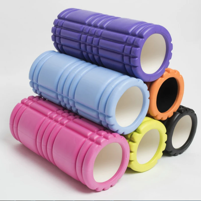 

33cm yoga roller Fitness EVA Massage Foam Roller, Blue black purple pink orange