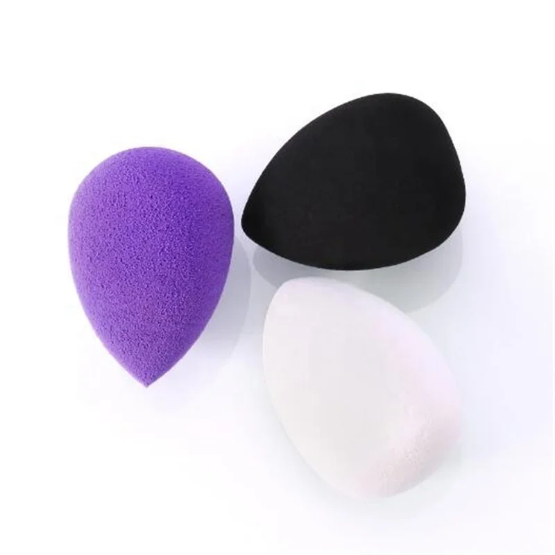 

2021 Fashion New Style Best Quality Makeup Sponge Waterdrop Round Blending Puff, Purple/black/white