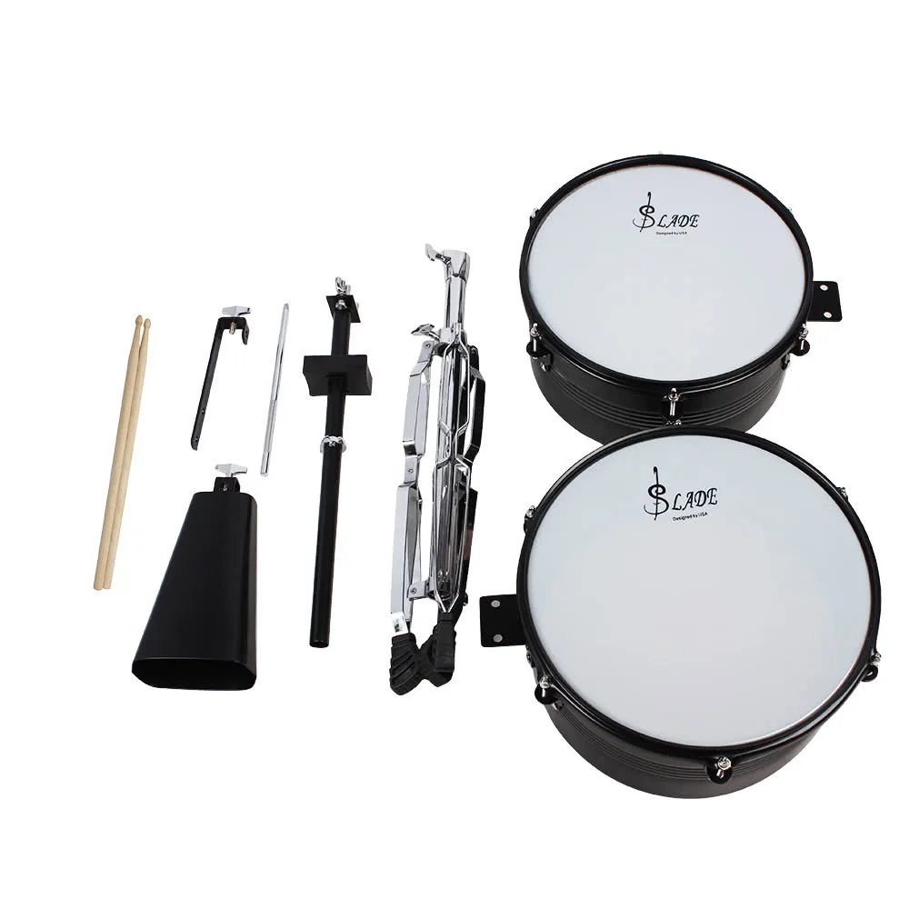 

Latin Percussion 13" & 14" Timbales Drum Set with Stand and Cowbell