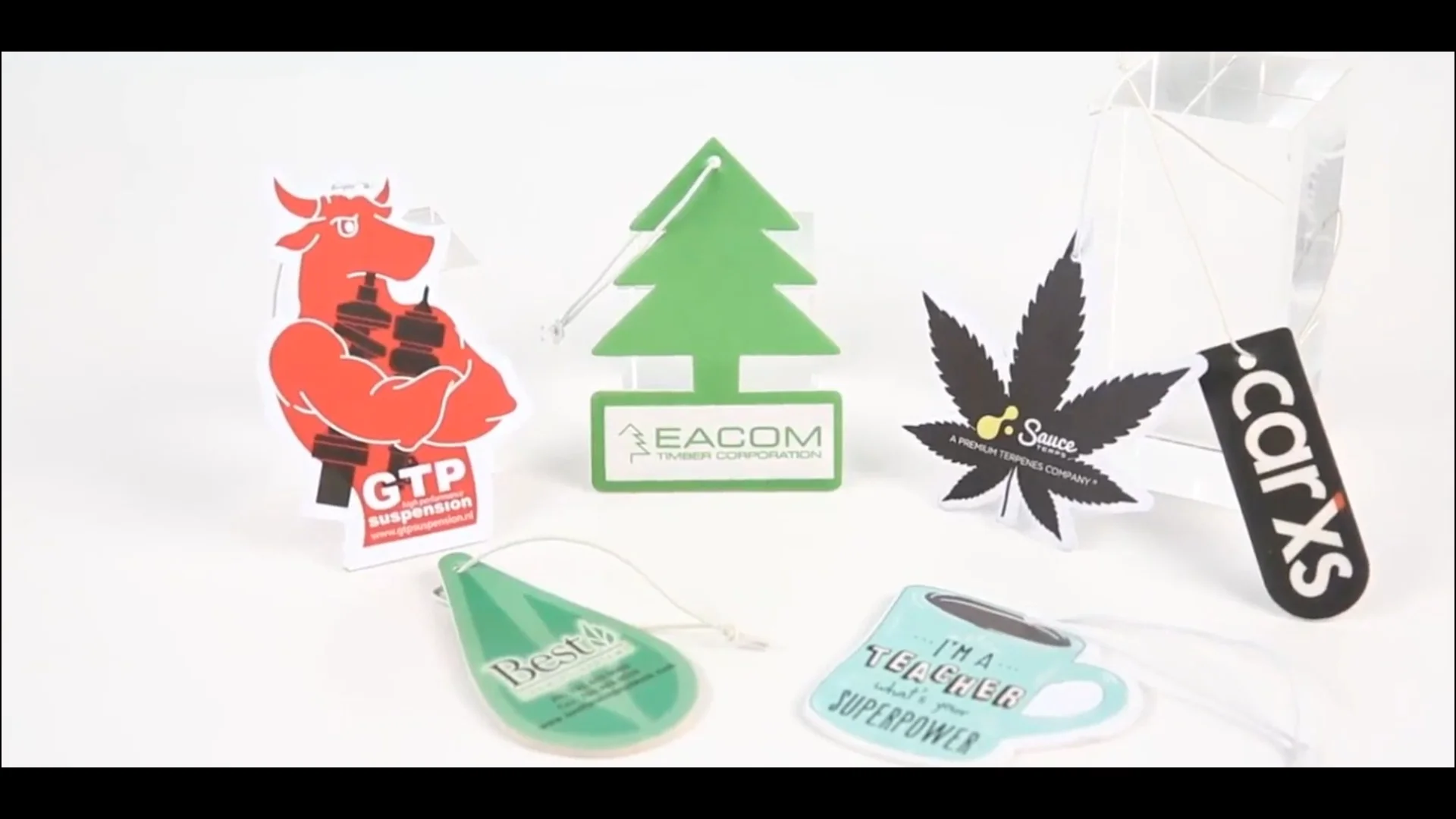 wholesale cheap custom size air fresher scent perfume hanging