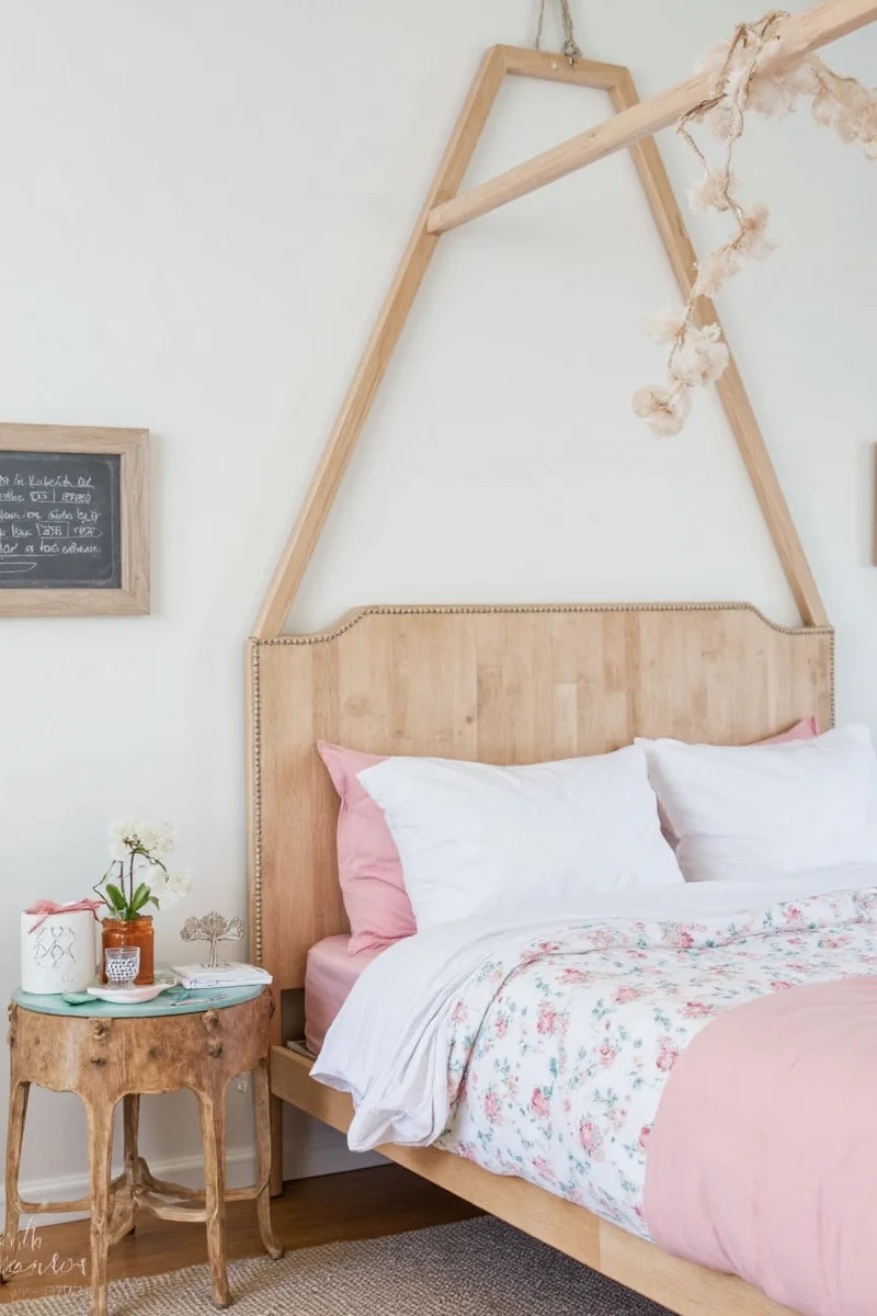 Family working together on DIY bedroom decor
