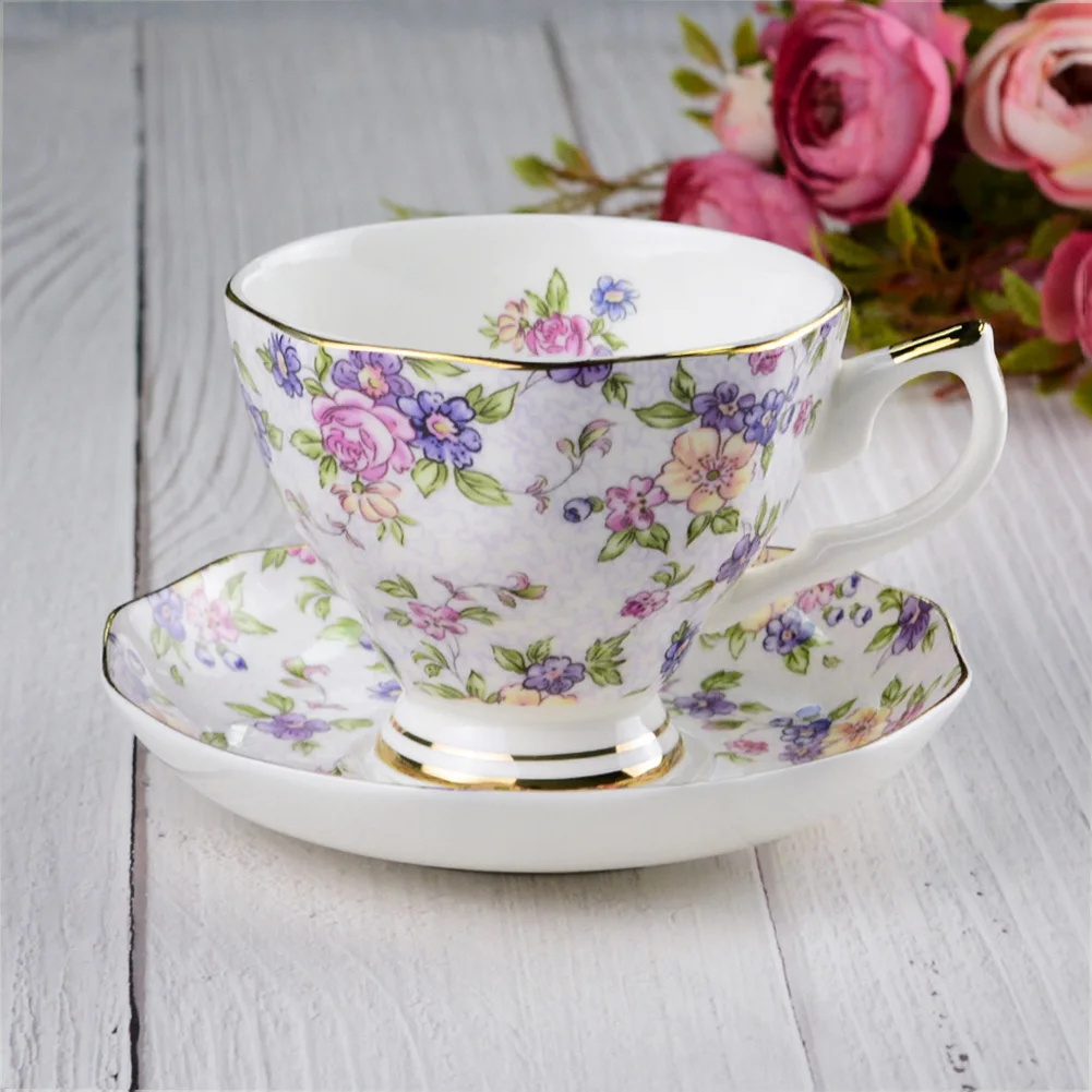 

Porcelain Royal Albert Tea Cup Coffee Cups Floral Tea Cup And Saucer Set