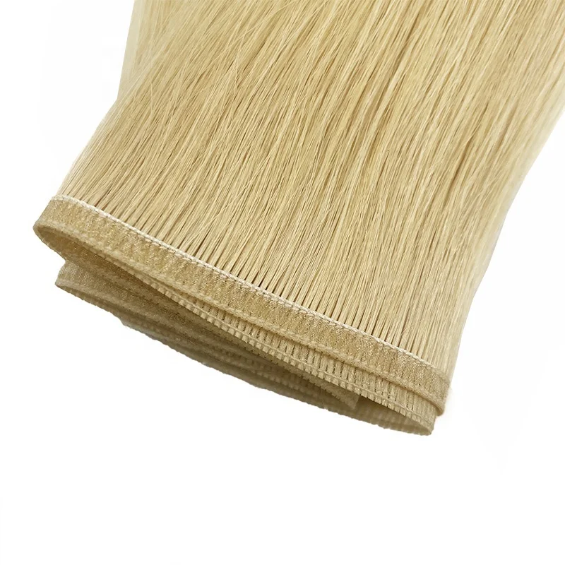 

High Quality Double Drawn Human Virgin Hair Seamless Flat Weft Hair Extensions