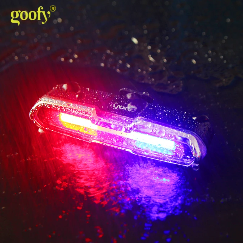 

3 Colors Red Blue White Cycling Led Tail Light USB Rechargeable Front and Back Safety Bicycle LED Headlight Bike Light