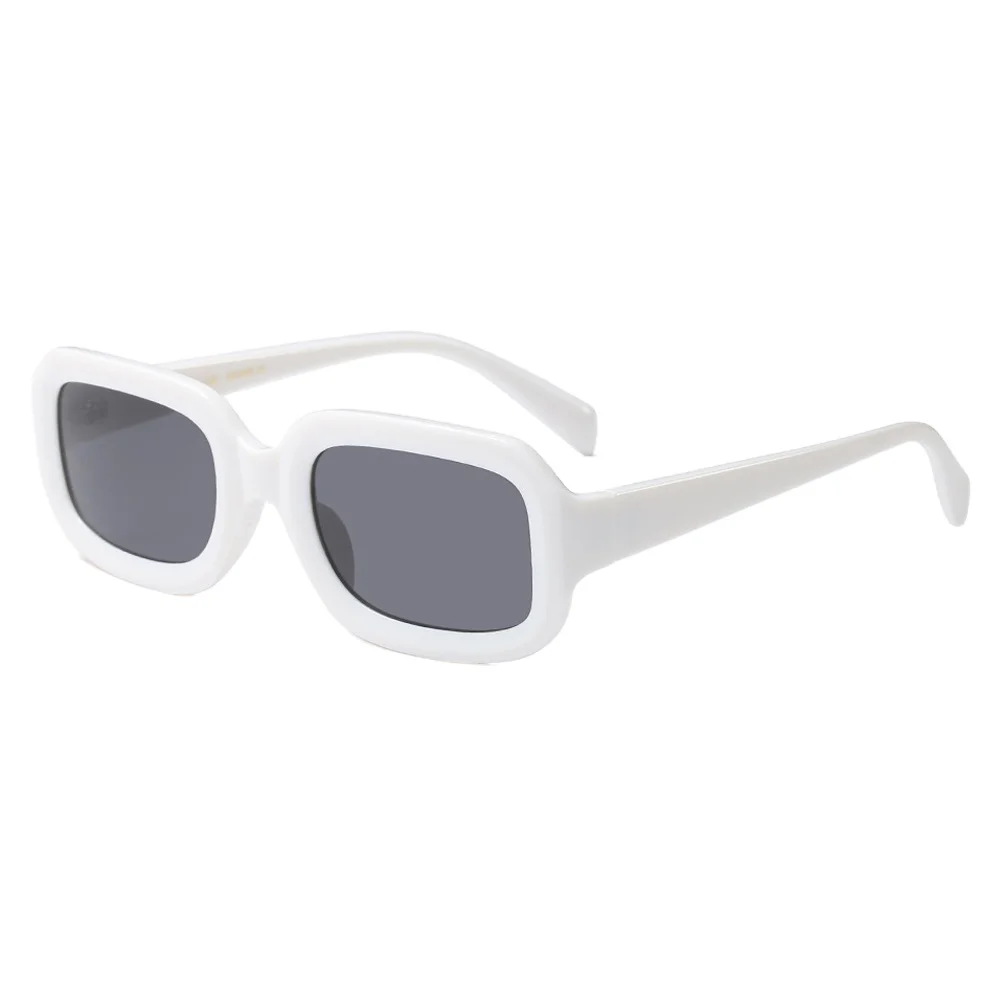 

New Arrival Simple Vintage Style Cut Square Shades Promo Sunglasses, As picture