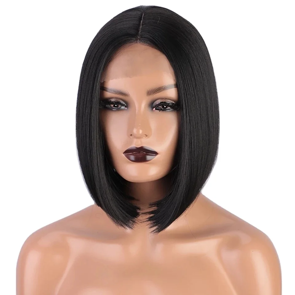 

Headband Wig Synthetic Straight Bob Wigs for Black Women Wigs Short Headband Hair