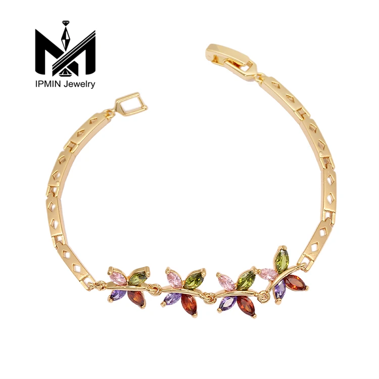 

Jewelry Stunning Colored Zircon Bracelet Insect Pattern Woman Bracelet,pulseras mujer