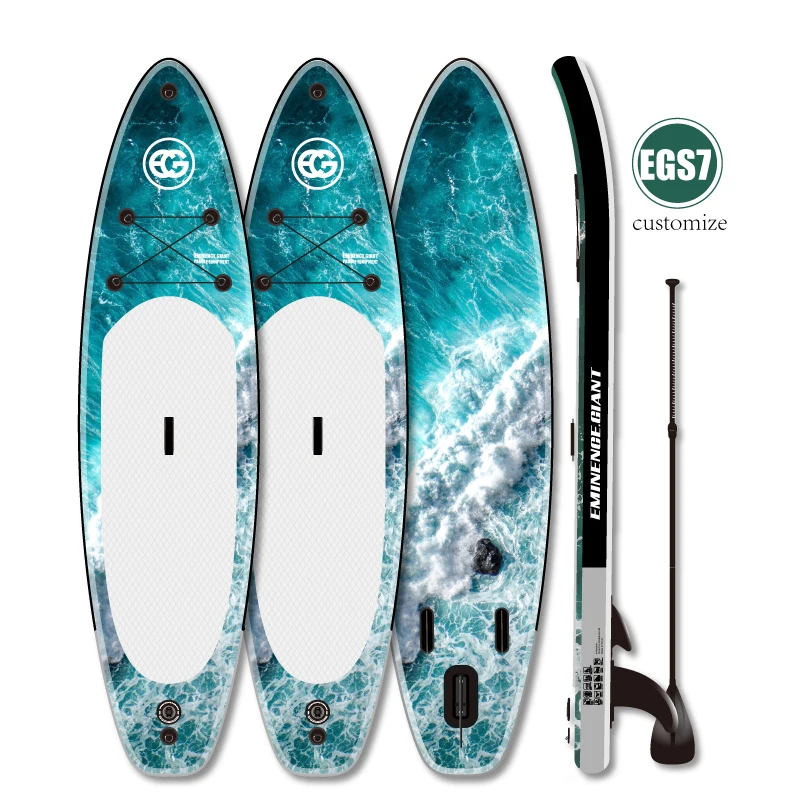 

2021 NEW Design sup inflatable professional Oem 10.6/12ft Isup Board Sets MOQ 50 Inflatable Stand Up Paddle Board set kit